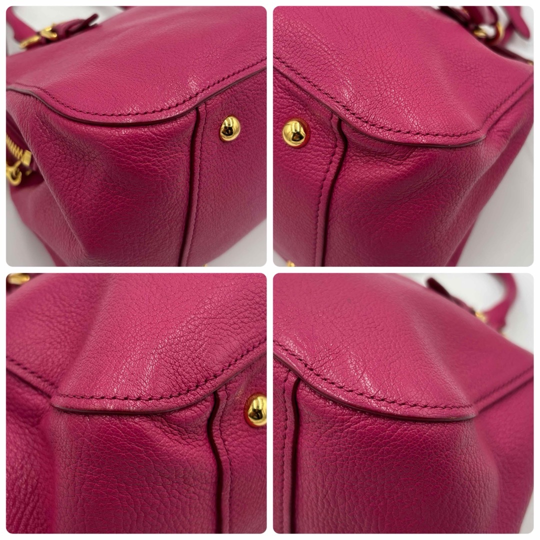 MIU MIU - ミュウミュウ 2WAY レザーハンドバッグ トートバッグ MIU MIU - ミュウミュウ 2WAY レザーハンドバッグ トートバッグ