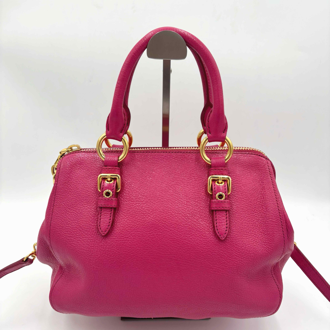 MIU MIU - ミュウミュウ 2WAY レザーハンドバッグ トートバッグ MIU MIU - ミュウミュウ 2WAY レザーハンドバッグ トートバッグ