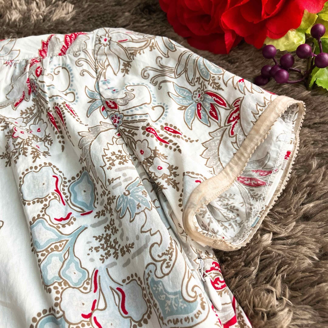 ETRO - ETRO エトロ☆花柄 Aライン カシュクール ワンピース ETRO - ETRO エトロ☆花柄 Aライン カシュクール ワンピース