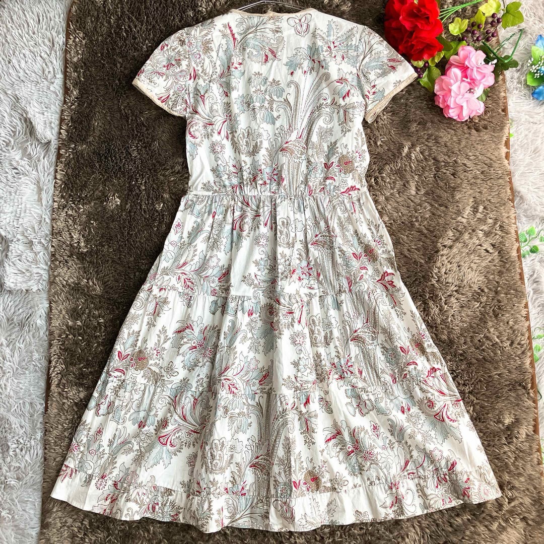 ETRO - ETRO エトロ☆花柄 Aライン カシュクール ワンピース ETRO - ETRO エトロ☆花柄 Aライン カシュクール ワンピース