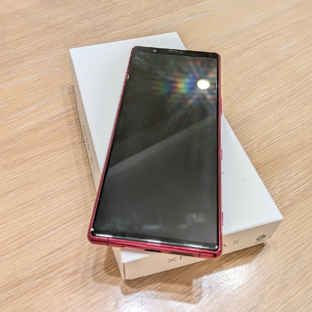 SONY - SONY XPERIA 5 レッド SIMフリー J9260の通販 by SONY - SONY XPERIA 5 レッド SIMフリー J9260の通販 by