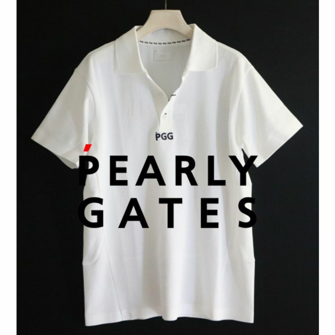 PEARLY GATES - 新品タグ付き【パーリーゲイツ PGG】鹿の子編み PEARLY GATES - 新品タグ付き【パーリーゲイツ PGG】鹿の子編み
