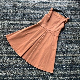FOXEY - FOXEY NY 42 テラコッタ りぼん ワンピースの通販 by FOXEY - FOXEY NY 42 テラコッタ りぼん ワンピースの通販 by