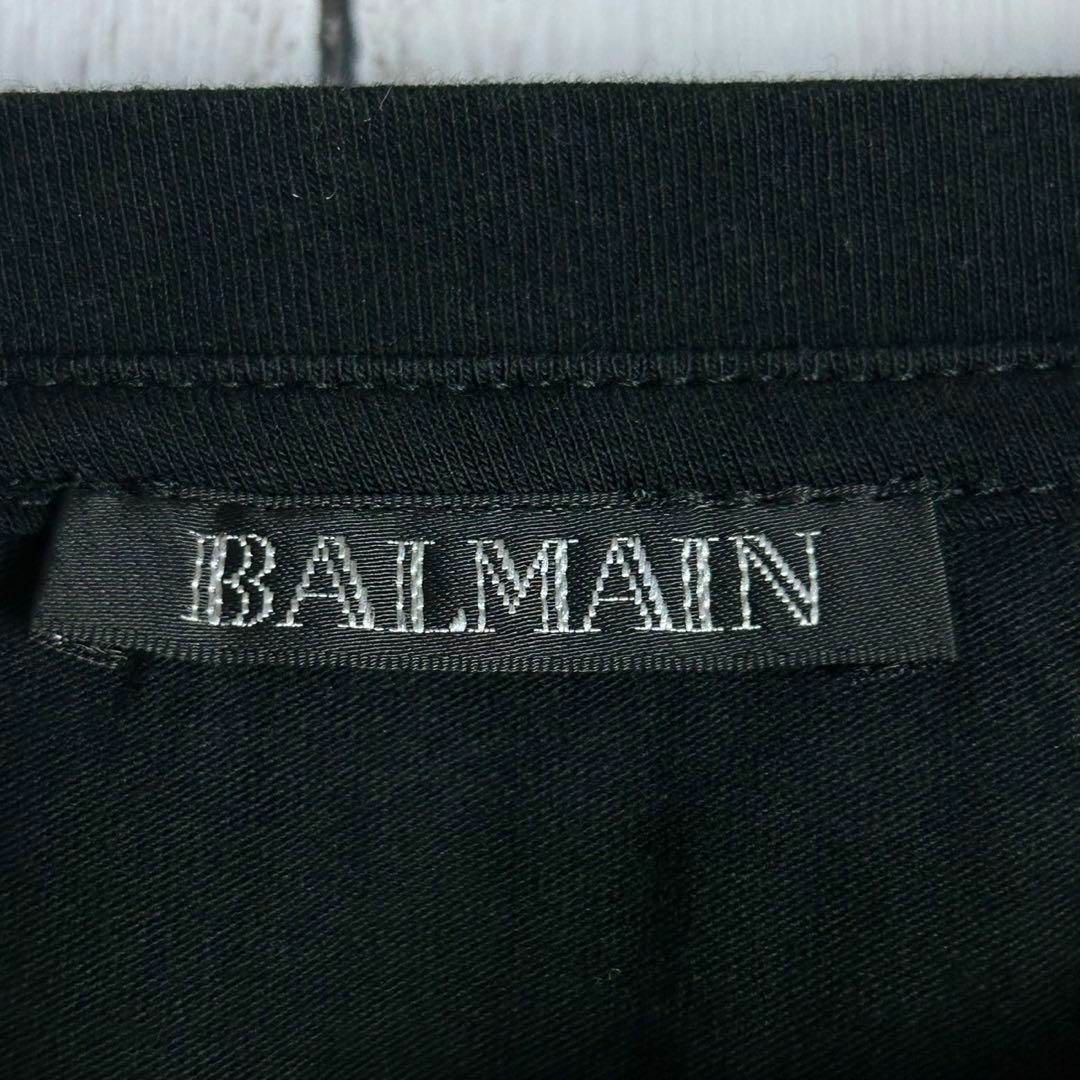 BALMAIN - 【美品】バルマン☆ビッグ刺繍&プリントTシャツ BALMAIN - 【美品】バルマン☆ビッグ刺繍&プリントTシャツ