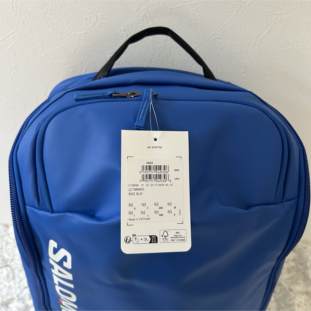 SALOMON - 【SALOMONサロモン】GO TO SNOW 45L 青 ブーツバッグ SALOMON - 【SALOMONサロモン】GO TO SNOW 45L 青 ブーツバッグ