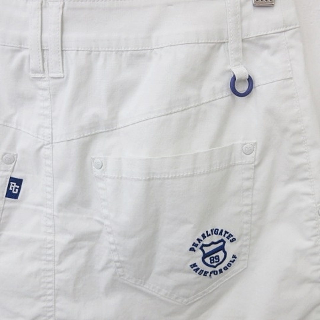 PEARLY GATES - パーリーゲイツ スカート ゴルフ ストレッチ 白 PEARLY GATES - パーリーゲイツ スカート ゴルフ ストレッチ 白