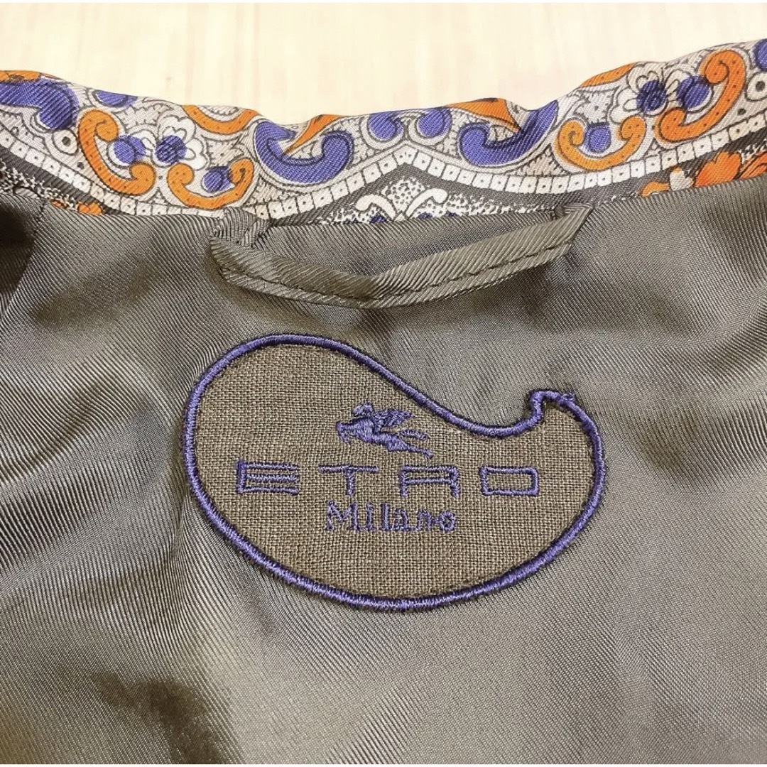 ETRO - 美品✨ETRO エトロ テーラードジャケット ペイズリー ETRO - 美品✨ETRO エトロ テーラードジャケット ペイズリー