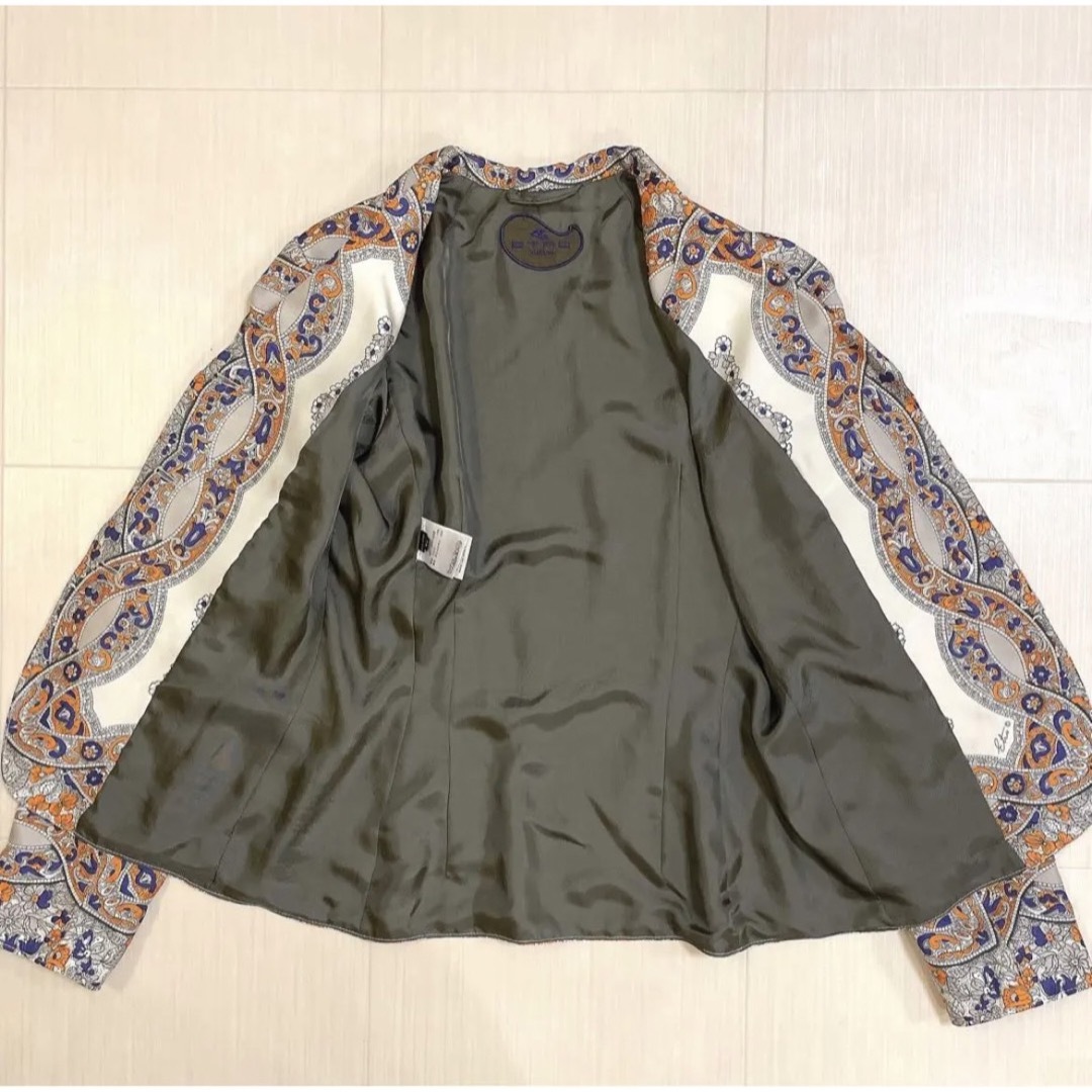 ETRO - 美品✨ETRO エトロ テーラードジャケット ペイズリー ETRO - 美品✨ETRO エトロ テーラードジャケット ペイズリー