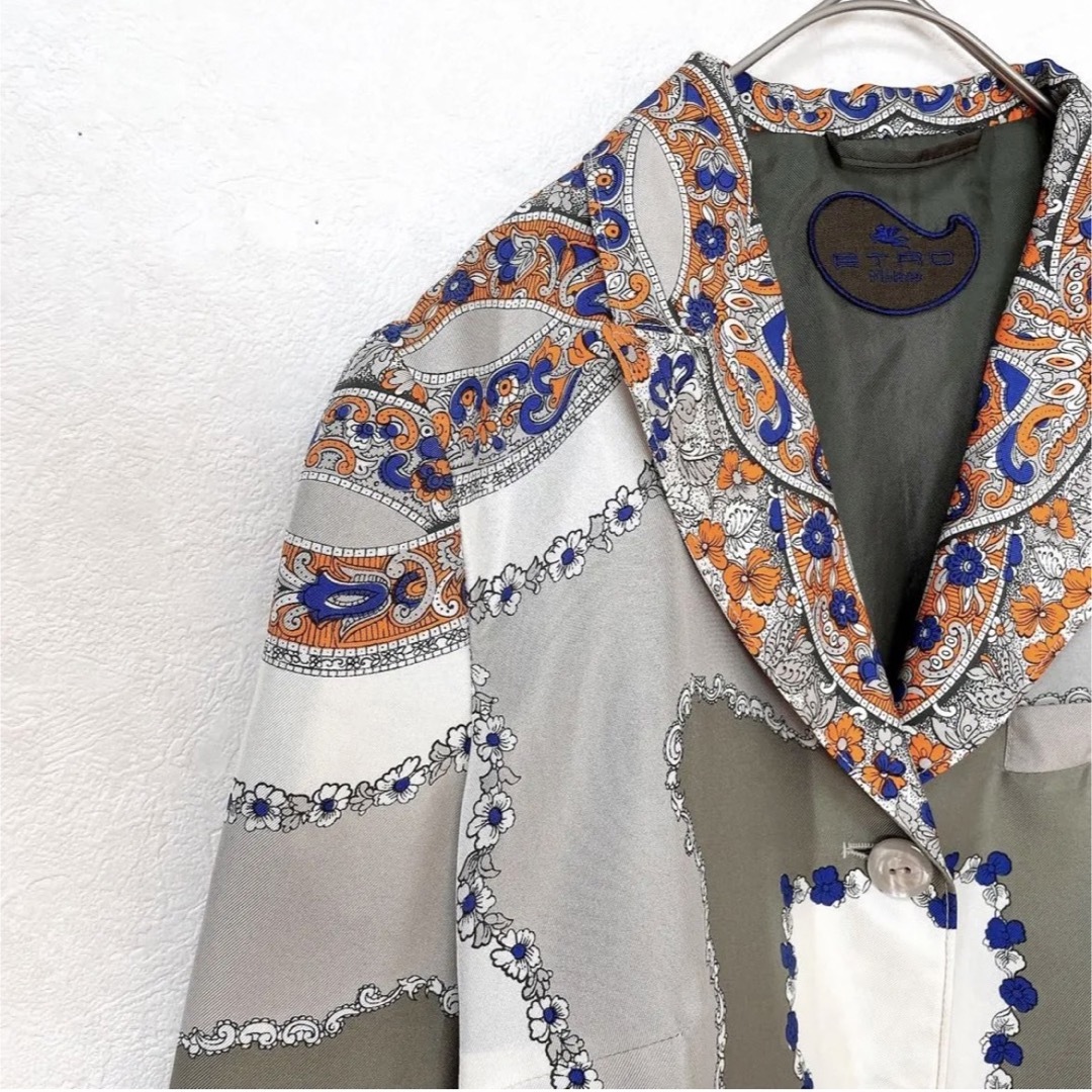 ETRO - 美品✨ETRO エトロ テーラードジャケット ペイズリー ETRO - 美品✨ETRO エトロ テーラードジャケット ペイズリー