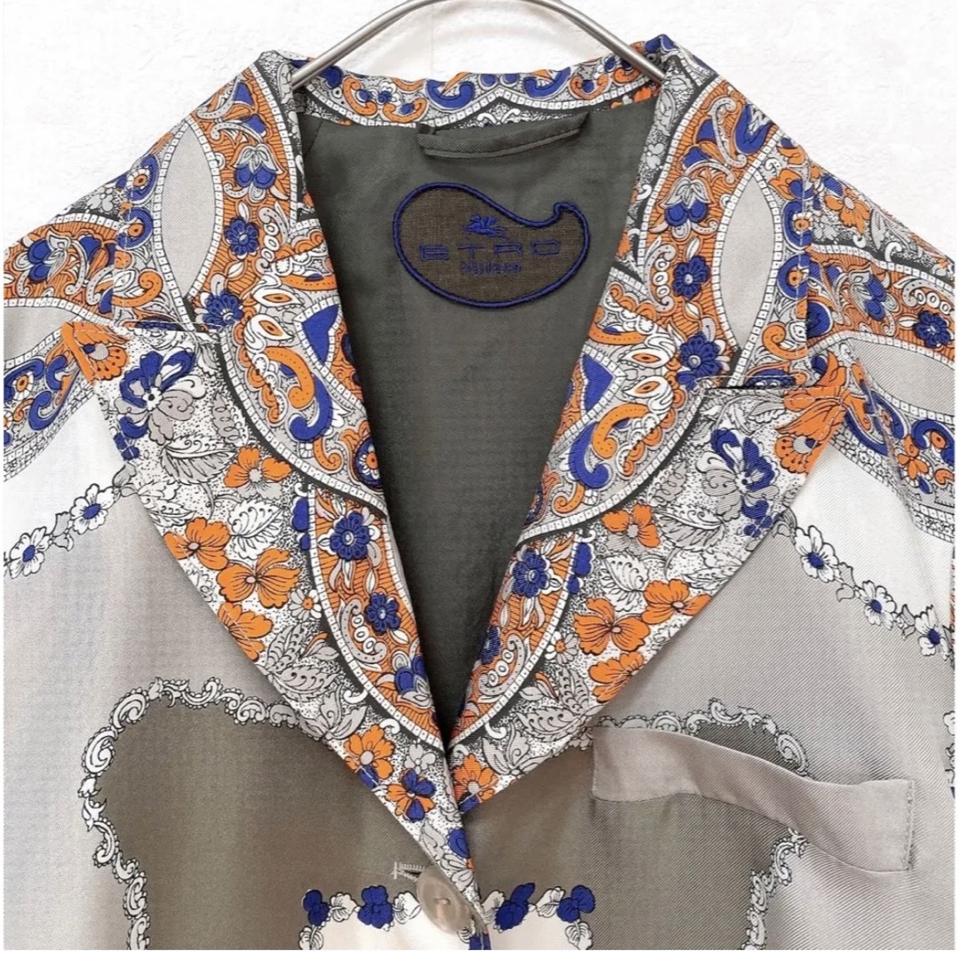 ETRO - 美品✨ETRO エトロ テーラードジャケット ペイズリー ETRO - 美品✨ETRO エトロ テーラードジャケット ペイズリー