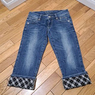BURBERRY BLUE LABEL - バーバリーブルーレーベルクロップド BURBERRY BLUE LABEL - バーバリーブルーレーベルクロップド