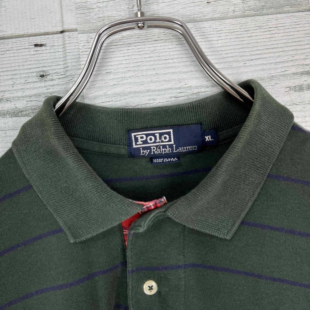 POLO RALPH LAUREN - ポロラルフローレン90s XLサイズ ボーダー POLO RALPH LAUREN - ポロラルフローレン90s XLサイズ ボーダー