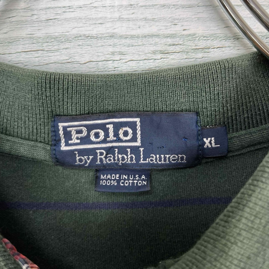 POLO RALPH LAUREN - ポロラルフローレン90s XLサイズ ボーダー POLO RALPH LAUREN - ポロラルフローレン90s XLサイズ ボーダー