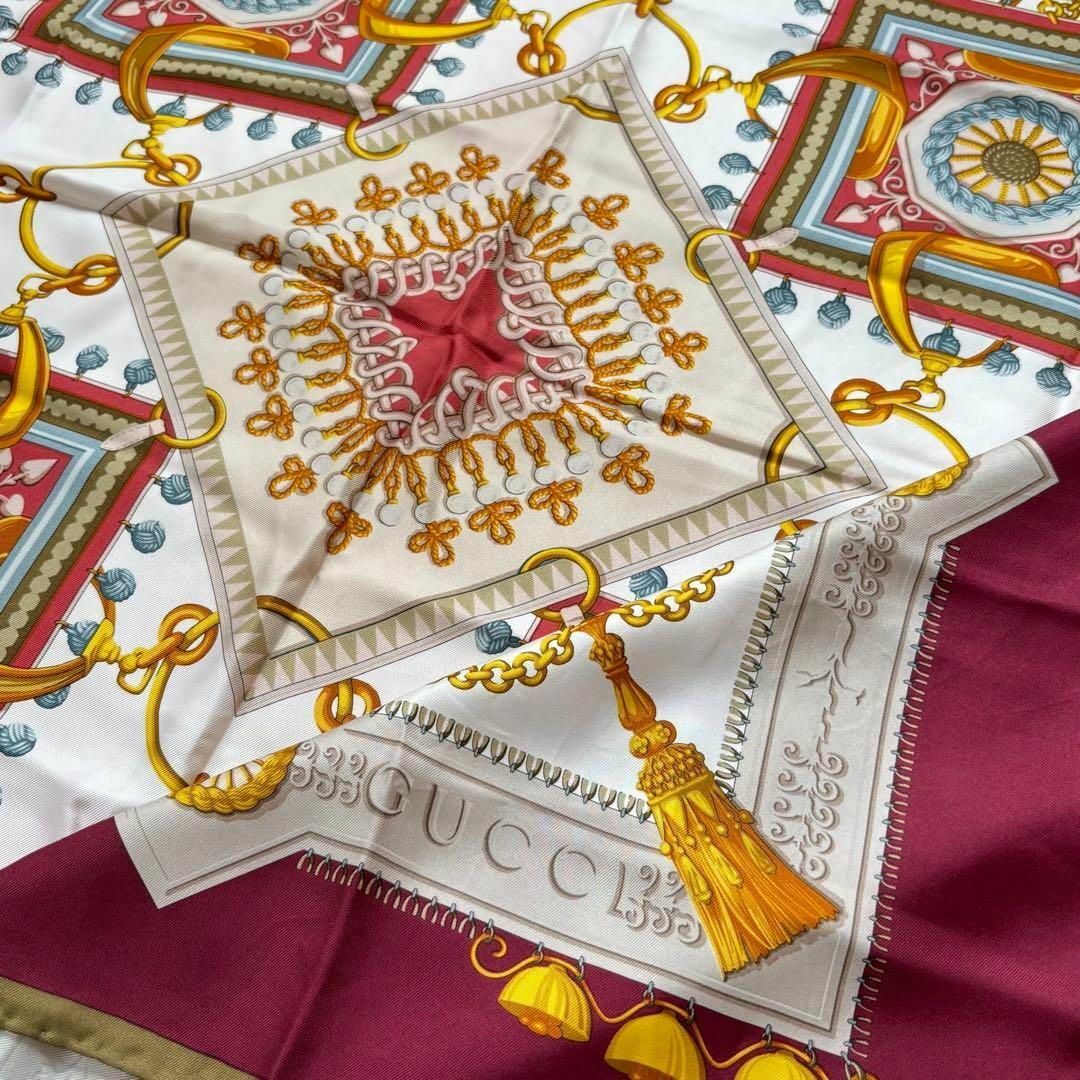 GUCCI - グッチ GUCCI 大判スカーフ シルクの通販 by オシャレ GUCCI - グッチ GUCCI 大判スカーフ シルクの通販 by オシャレ