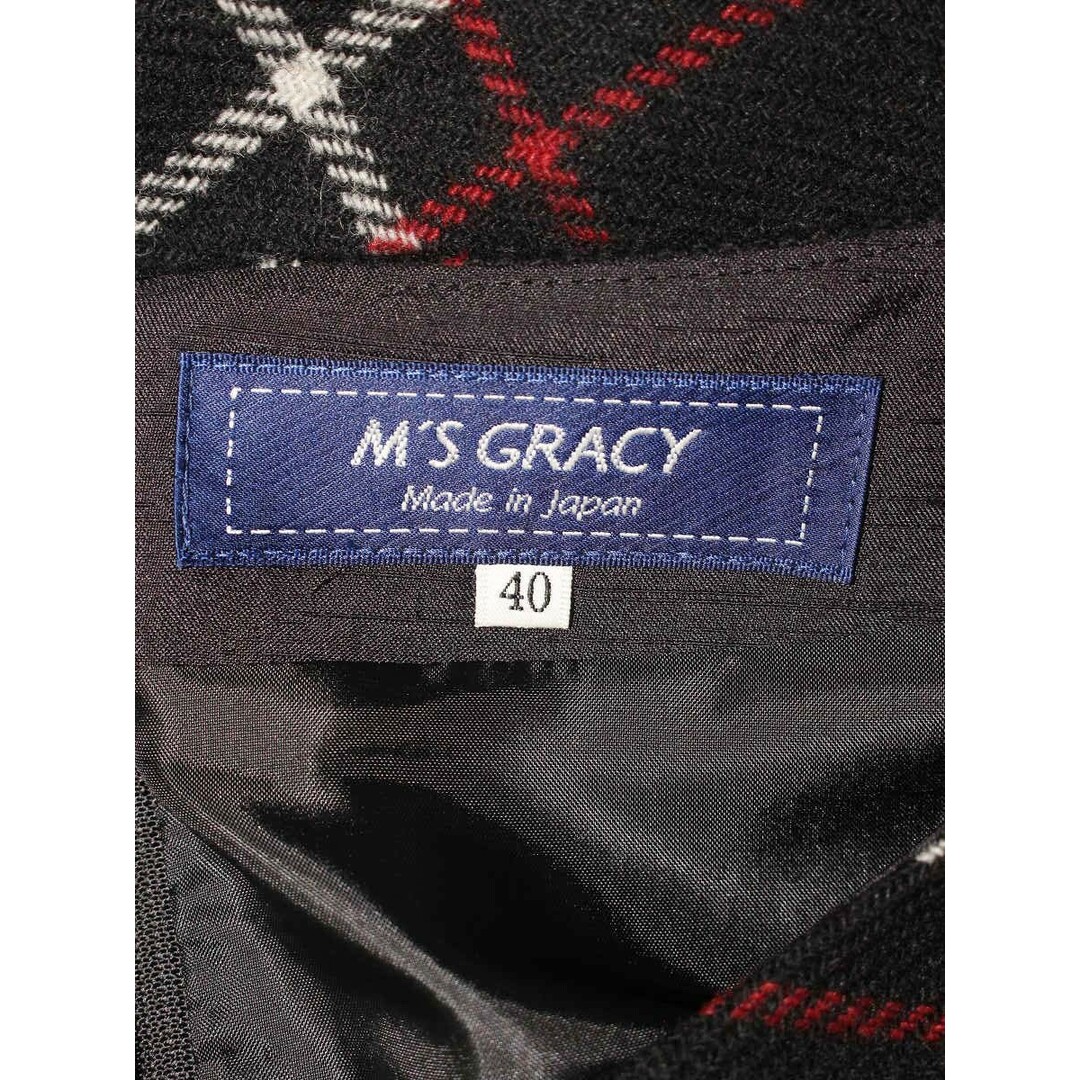 M'S GRACY - エムズグレイシー 311615 ワンピース 40 ブラック M'S GRACY - エムズグレイシー 311615 ワンピース 40 ブラック