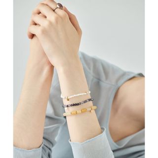 ete - 極美品 ete ナチュラルストーンブレスレットの通販 by ete - 極美品 ete ナチュラルストーンブレスレットの通販 by
