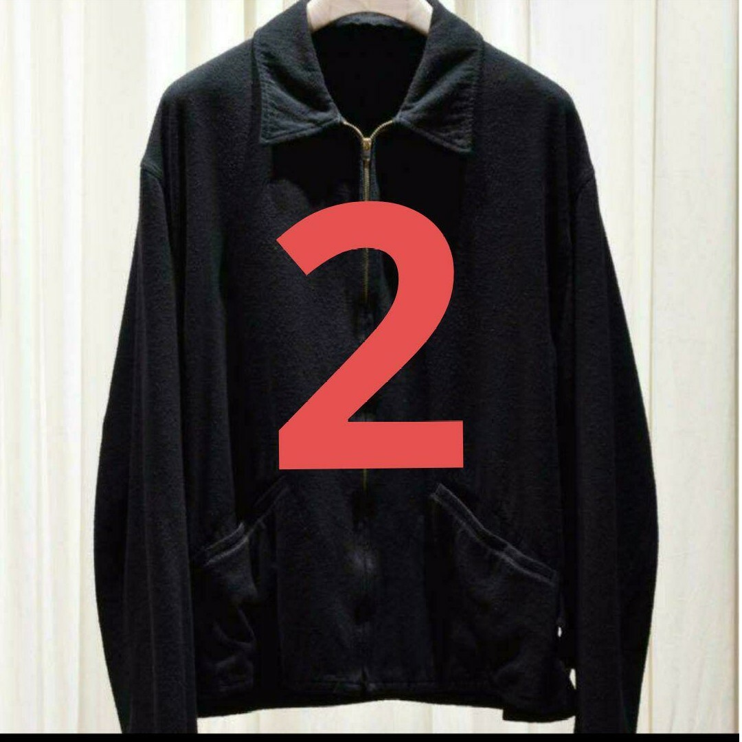 COMOLI - comoli25ssシルクネップジップショートジャケット 2の COMOLI - comoli25ssシルクネップジップショートジャケット 2の