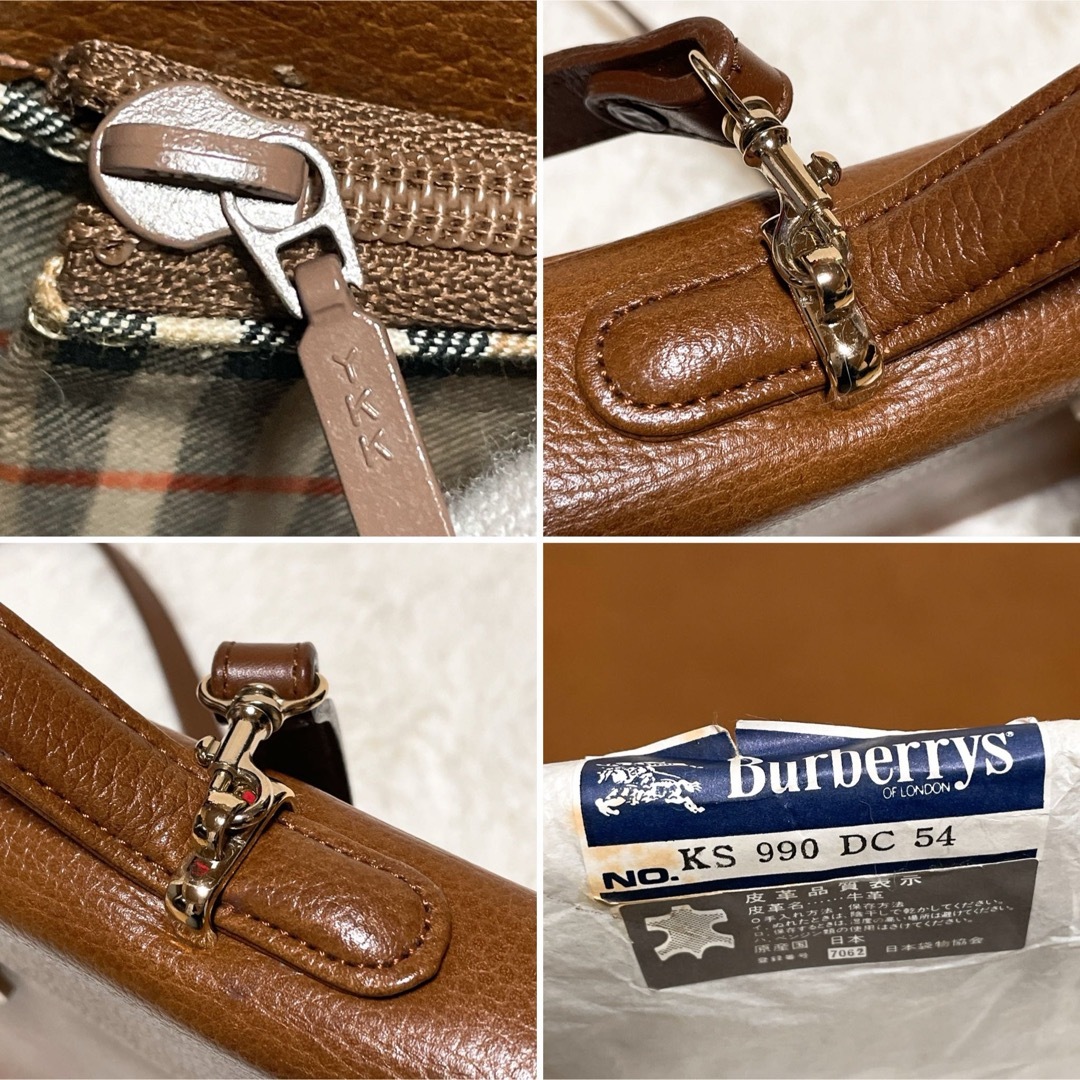 BURBERRY - 【2way】Burberrys レザーショルダーバッグ ビジネス BURBERRY - 【2way】Burberrys レザーショルダーバッグ ビジネス