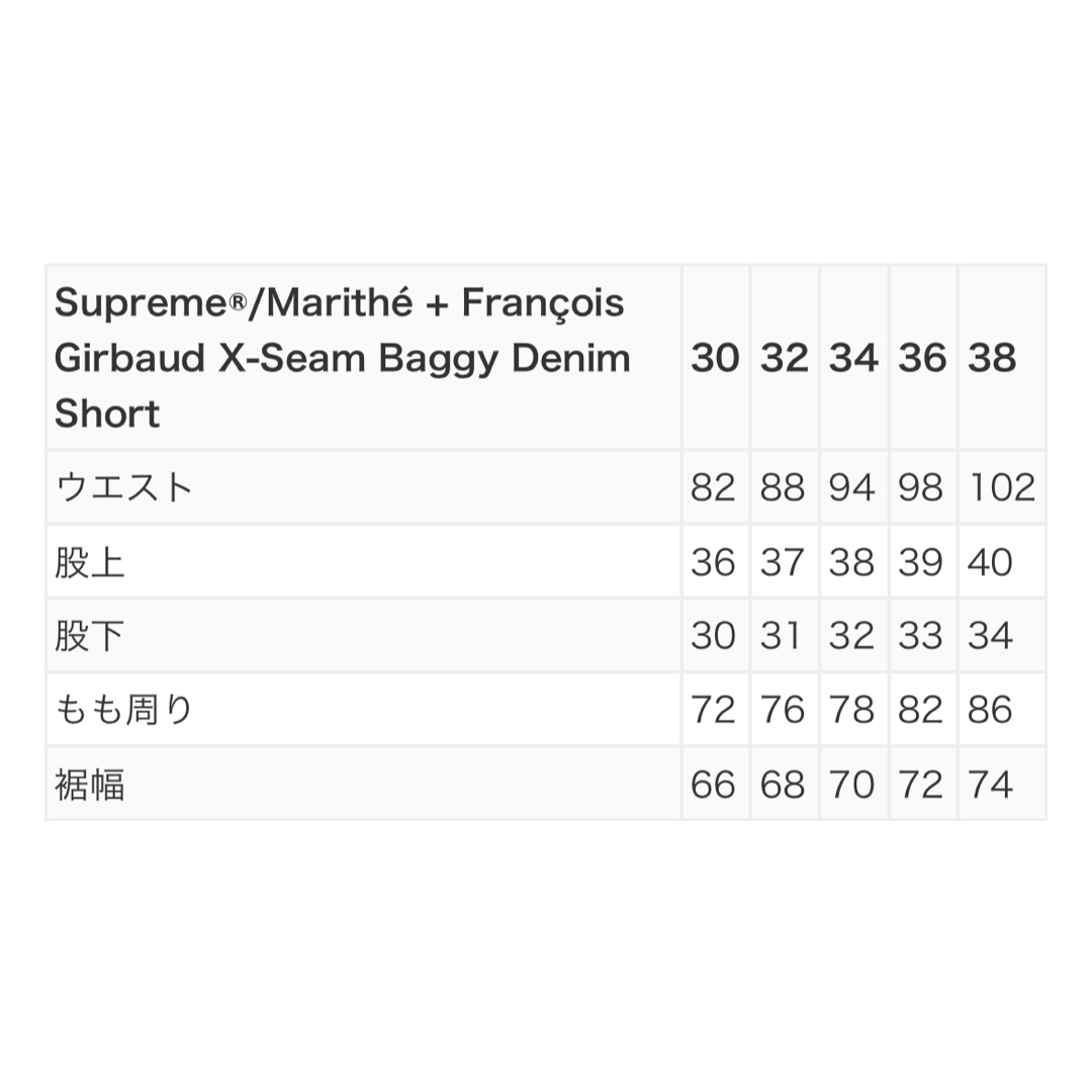 Supreme - Supreme x Marithé + Francois Girbaud 36の通販 by Supreme - Supreme x Marithé + Francois Girbaud 36の通販 by