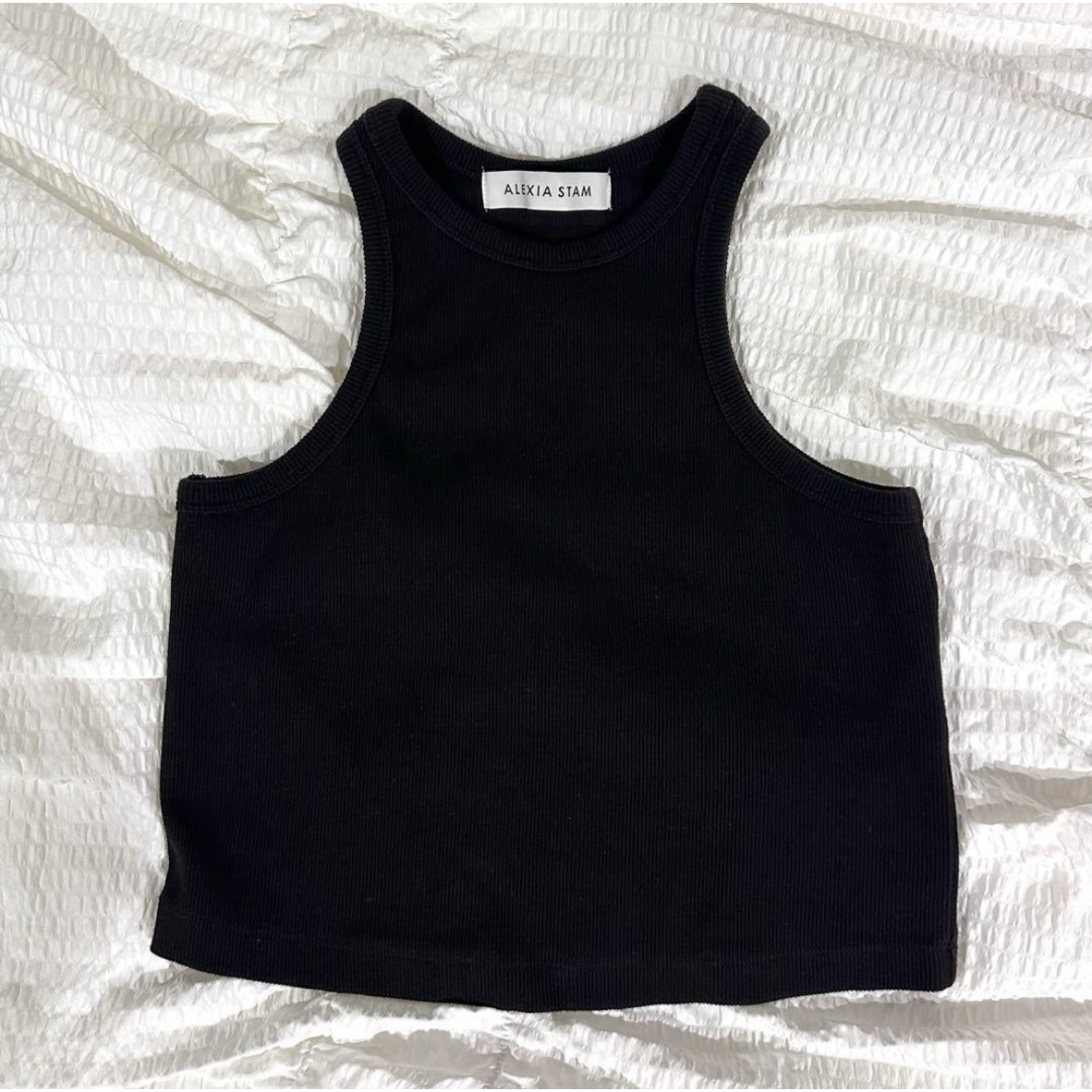 ALEXIA STAM - 【美品】アリシアスタン Layered Rib Tank Top ALEXIA STAM - 【美品】アリシアスタン Layered Rib Tank Top