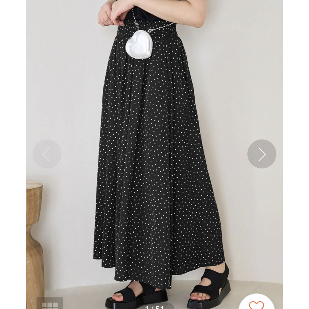 HONEYS - 【美品】ハニーズ ドット柄マーメイドフレアスカートの HONEYS - 【美品】ハニーズ ドット柄マーメイドフレアスカートの