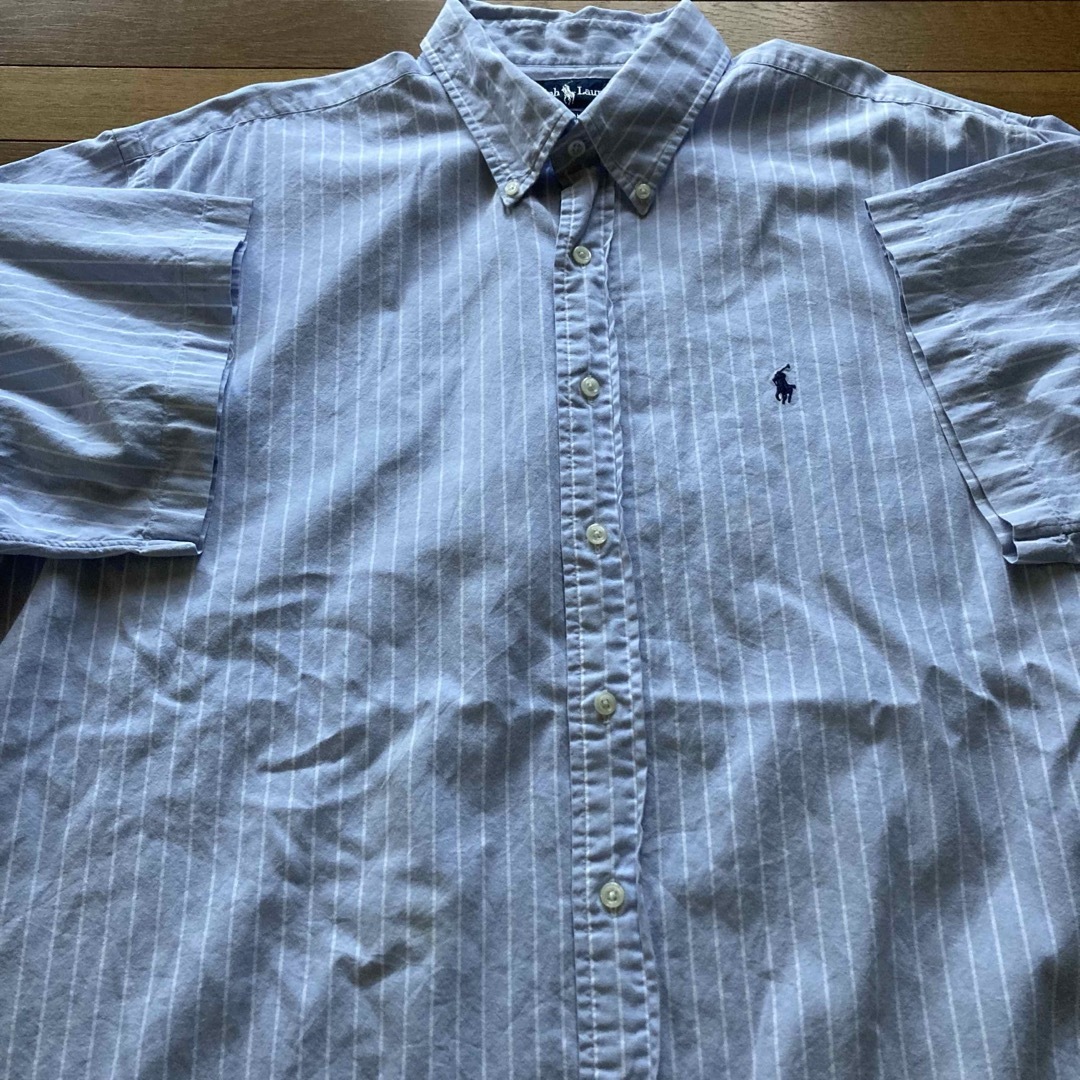 Ralph Lauren - 90s ポロ ラルフローレン ストライプ BDシャツの Ralph Lauren - 90s ポロ ラルフローレン ストライプ BDシャツの