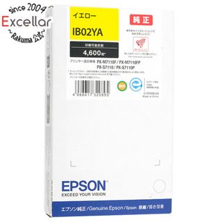 EPSON - EPSON インクカートリッジ IB02YA イエローの通販 by EPSON - EPSON インクカートリッジ IB02YA イエローの通販 by