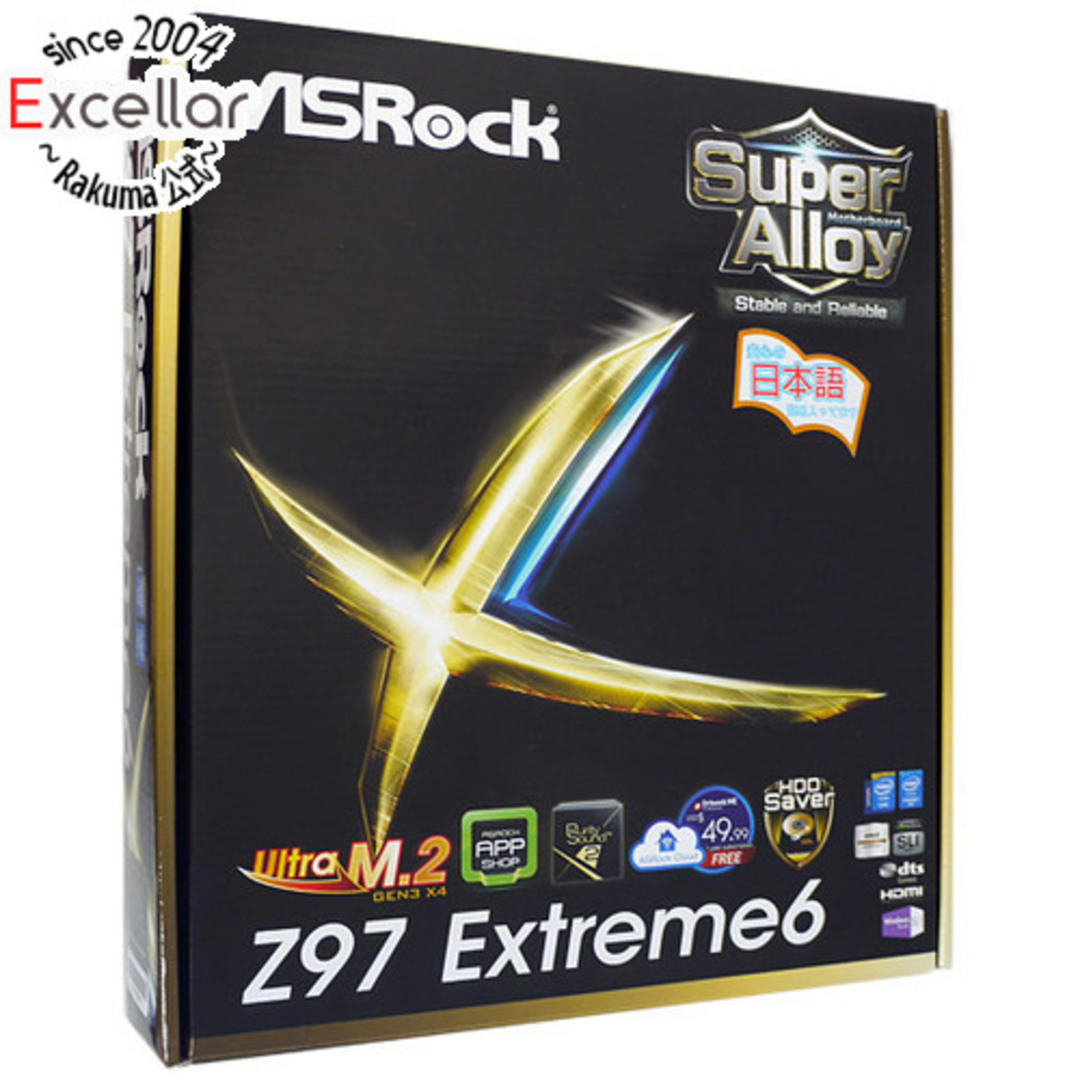 intel - ASRock製 ATXマザーボード Z97 Extreme6 LGA1150 元箱 intel - ASRock製 ATXマザーボード Z97 Extreme6 LGA1150 元箱