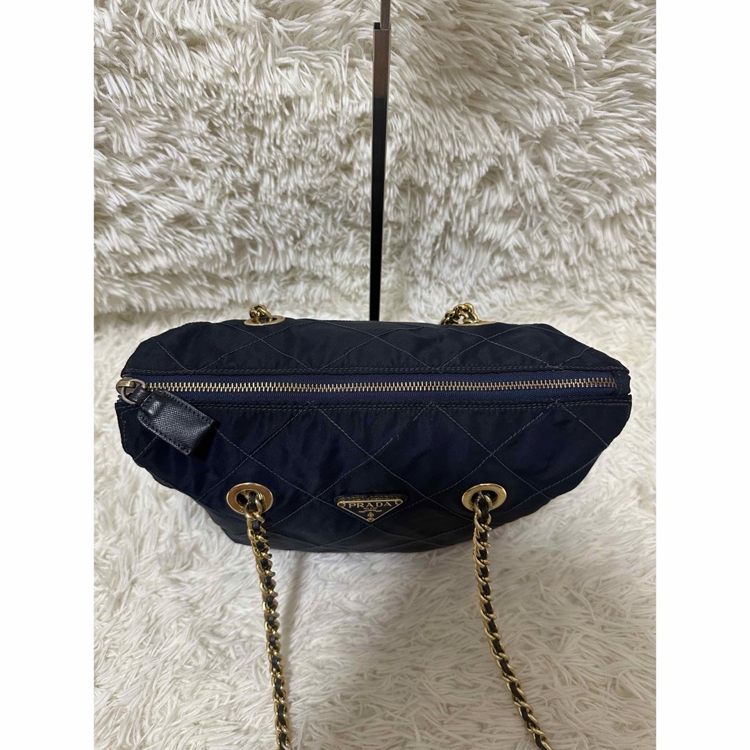 PRADA - 希少 プラダ キルティング チェーン 三角ロゴ PRADA - 希少 プラダ キルティング チェーン 三角ロゴ