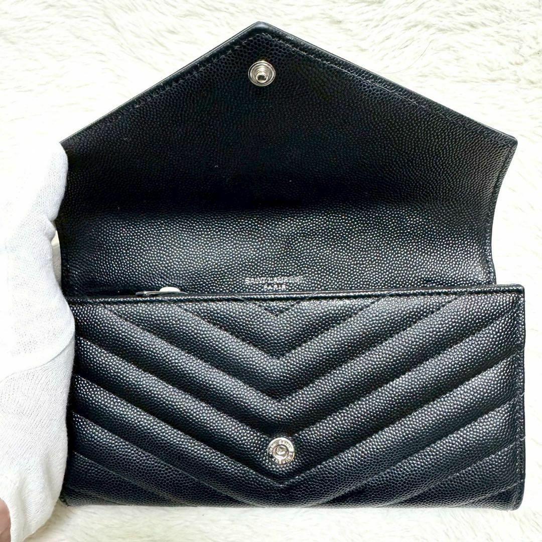 Yves Saint Laurent - 美品✨ サンローラン 長財布 カサンドラ Yves Saint Laurent - 美品✨ サンローラン 長財布 カサンドラ