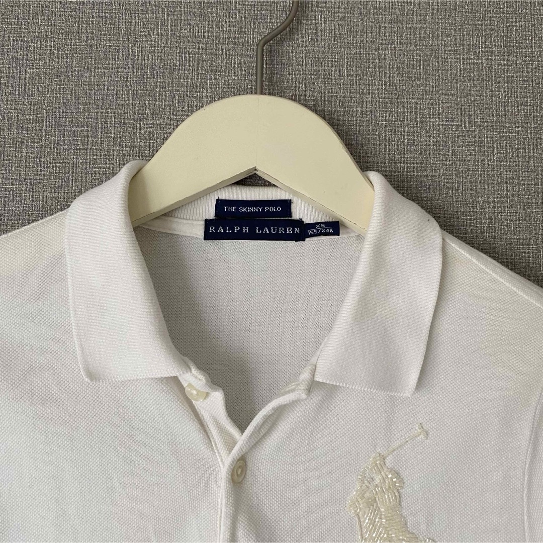 POLO RALPH LAUREN - polo ralph lauren ビーズ刺繍ポロシャツ POLO RALPH LAUREN - polo ralph lauren ビーズ刺繍ポロシャツ