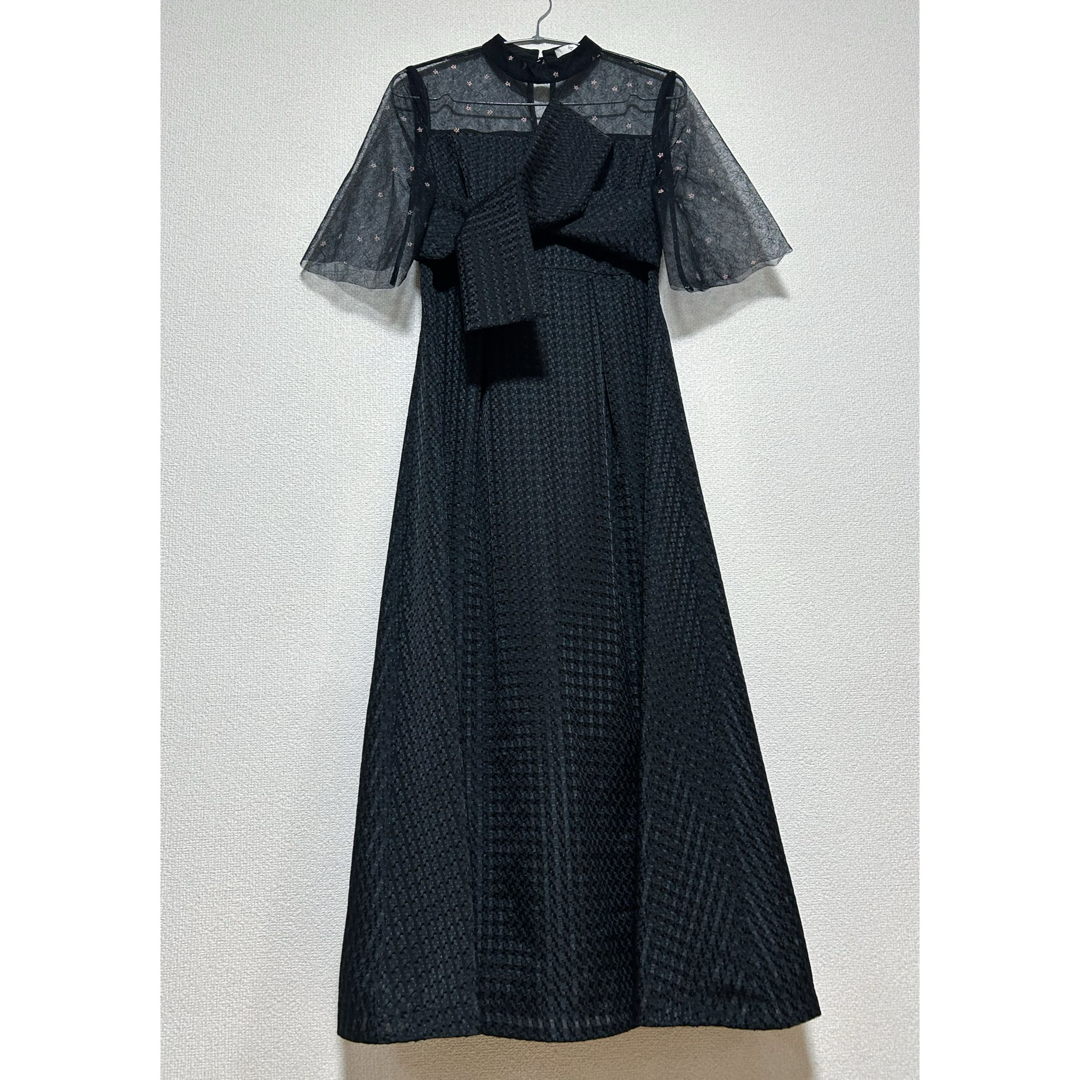 Leja - Leja ビスチェ風ハイネック花柄シアーレースワッフル Leja - Leja ビスチェ風ハイネック花柄シアーレースワッフル