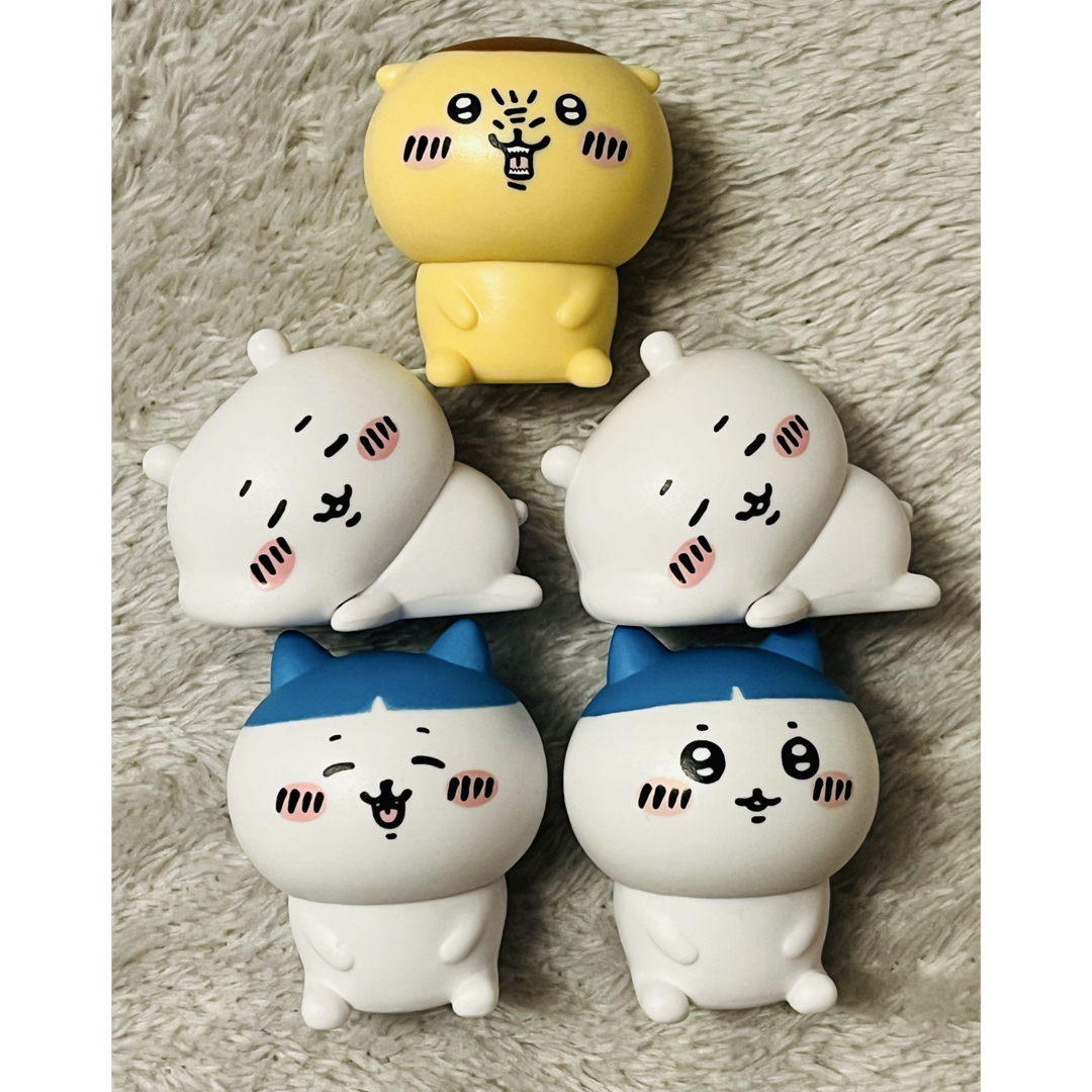 ちいかわ(チイカワ)のちいかわ ハチワレ 栗まんじゅう フィギュア ソフビ エンタメ/ホビーのおもちゃ/ぬいぐるみ(キャラクターグッズ)の商品写真