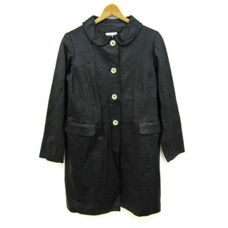 フォーティナインアベニュージュンコシマダ レザージャケット コート アウター 羊革 レディース 40サイズ 黒 49AV.junko shimada(その他)