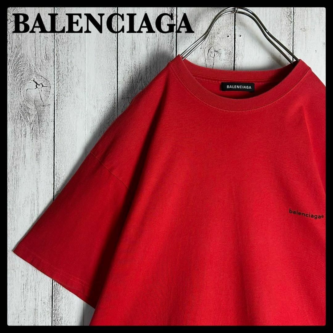 BALENCIAGA - 【美品】バレンシアガ☆ワンポイントプリントロゴT BALENCIAGA - 【美品】バレンシアガ☆ワンポイントプリントロゴT