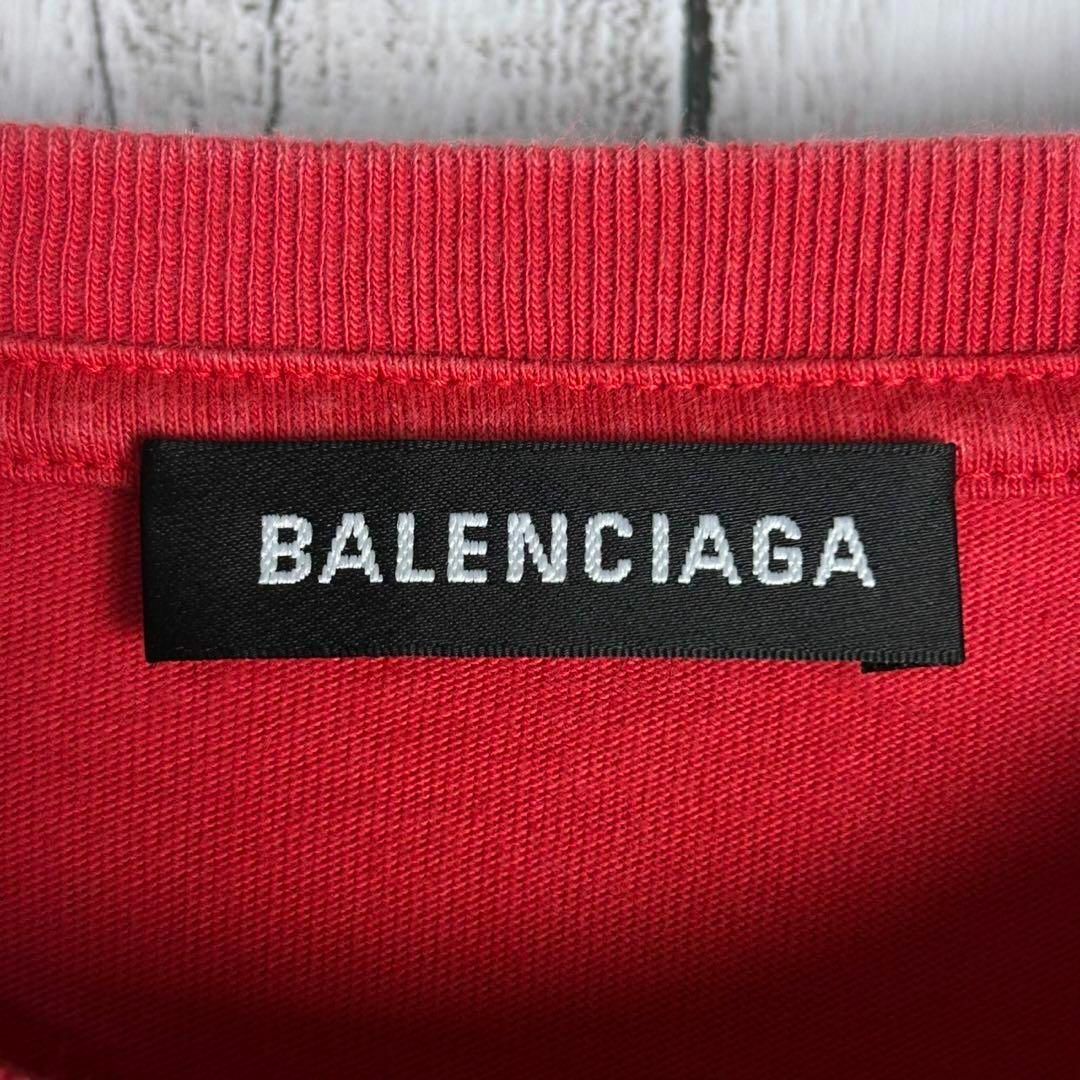 BALENCIAGA - 【美品】バレンシアガ☆ワンポイントプリントロゴT BALENCIAGA - 【美品】バレンシアガ☆ワンポイントプリントロゴT