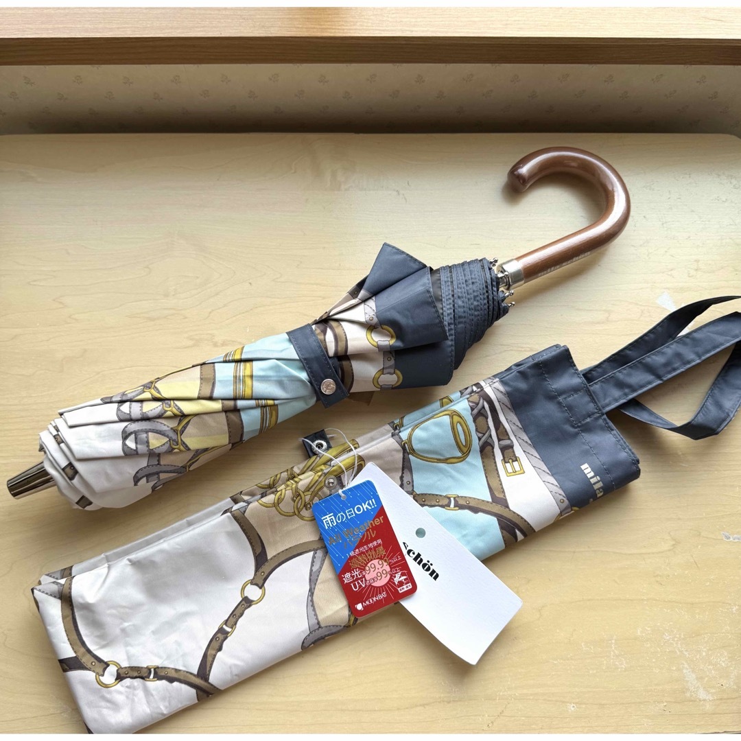 mila schon - ☆新品☆ミラショーン 晴雨兼用 日傘 楽折 1級遮光 mila schon - ☆新品☆ミラショーン 晴雨兼用 日傘 楽折 1級遮光