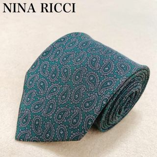 ニナリッチ(NINA RICCI)のニナリッチ シルク ネクタイ 総柄 ペイズリー柄 シルク エレガント Z47(ネクタイ)