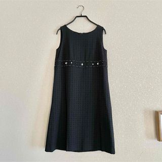 アベニールエトワール(Aveniretoile)のアベニールエトワール　ビジューワンピース　34(ひざ丈ワンピース)