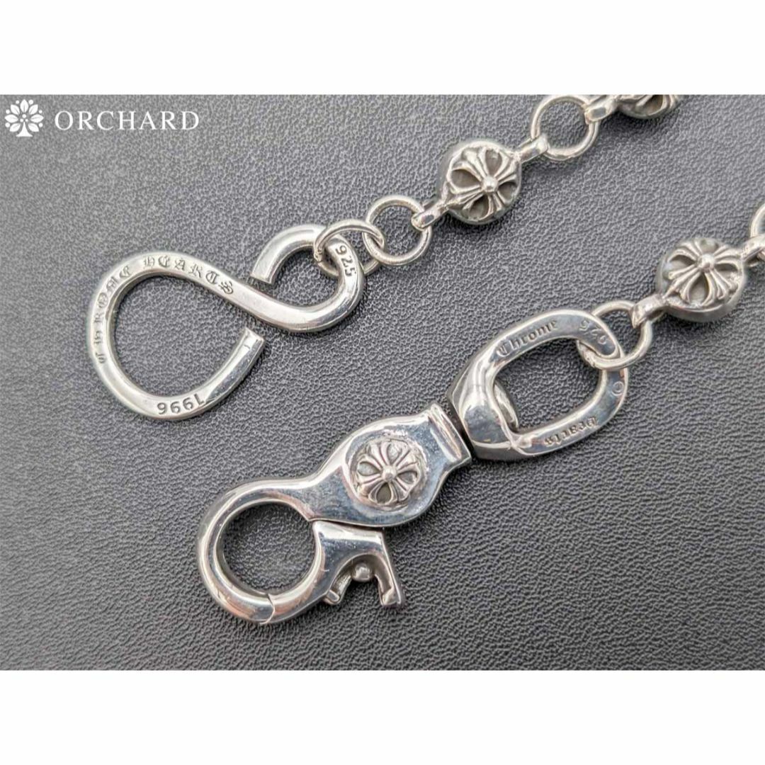 匿名配送/シルバー925/ウォレットチェーン/クロスボール 匿名配送/シルバー925/ウォレットチェーン/クロスボール