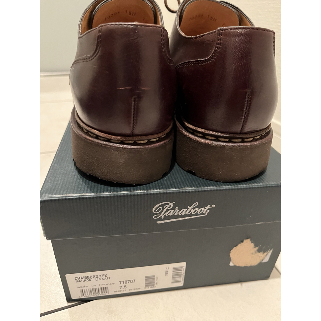 Paraboot - 美品) パラブーツ シャンボード 茶 UK7.5の通販 by Paraboot - 美品) パラブーツ シャンボード 茶 UK7.5の通販 by