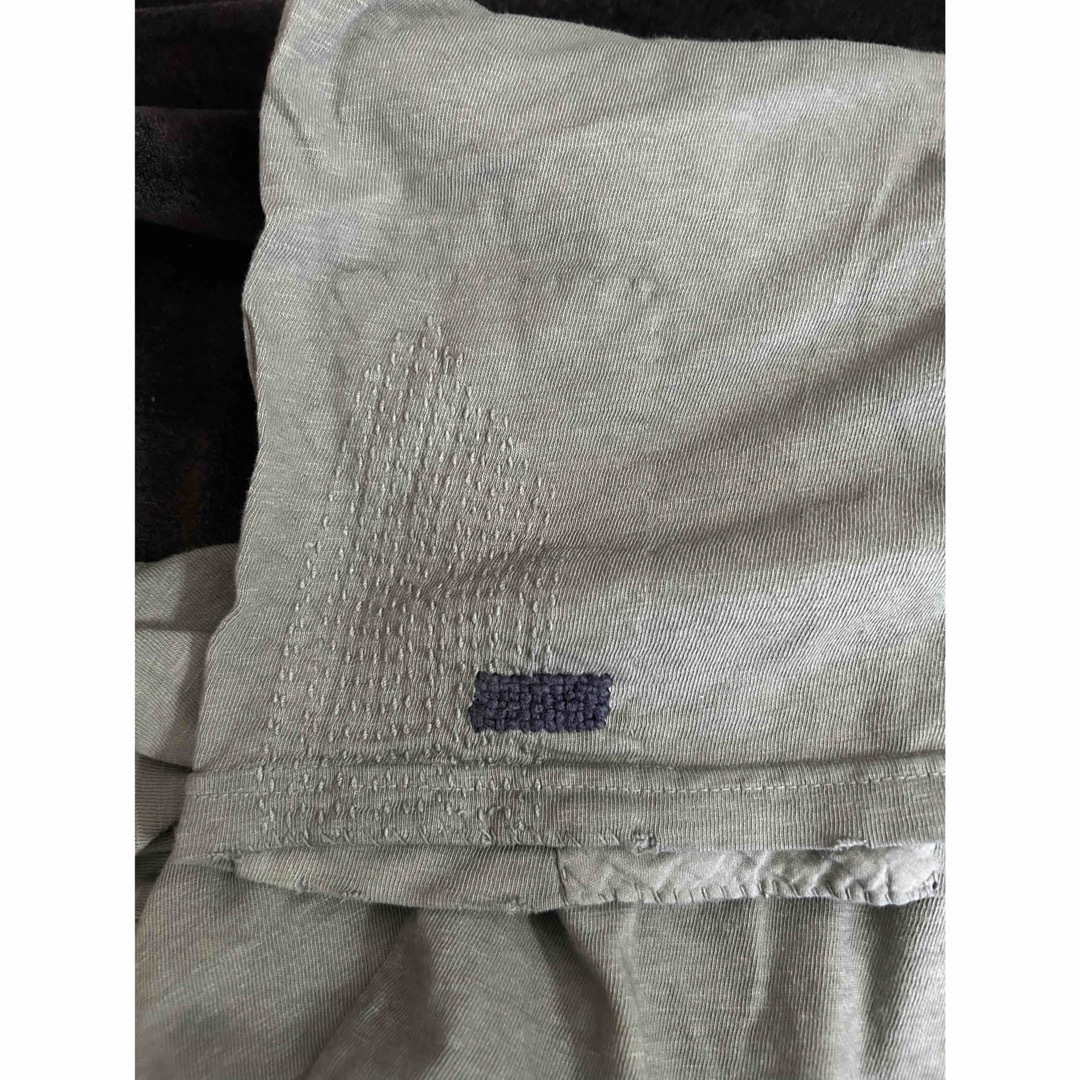KAPITAL - KAPITAL KOUNTRY 刺し子刺繍×襤褸加工 Tシャツ 3 KAPITAL - KAPITAL KOUNTRY 刺し子刺繍×襤褸加工 Tシャツ 3