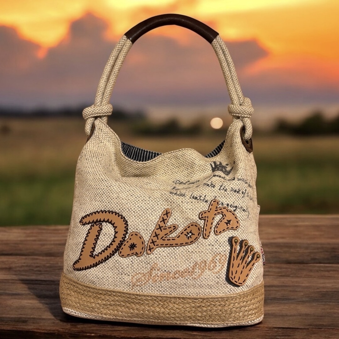 Dakota - ☆美品☆ ダコタ Dakota 麻混 トート ワンショルダー Dakota - ☆美品☆ ダコタ Dakota 麻混 トート ワンショルダー
