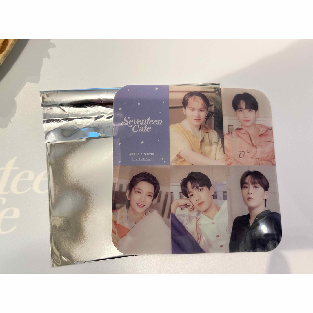 SEVENTEEN(セブンティーン)のseventeen セブチ カフェ 2025 コースター ボカチ エンタメ/ホビーのCD(K-POP/アジア)の商品写真