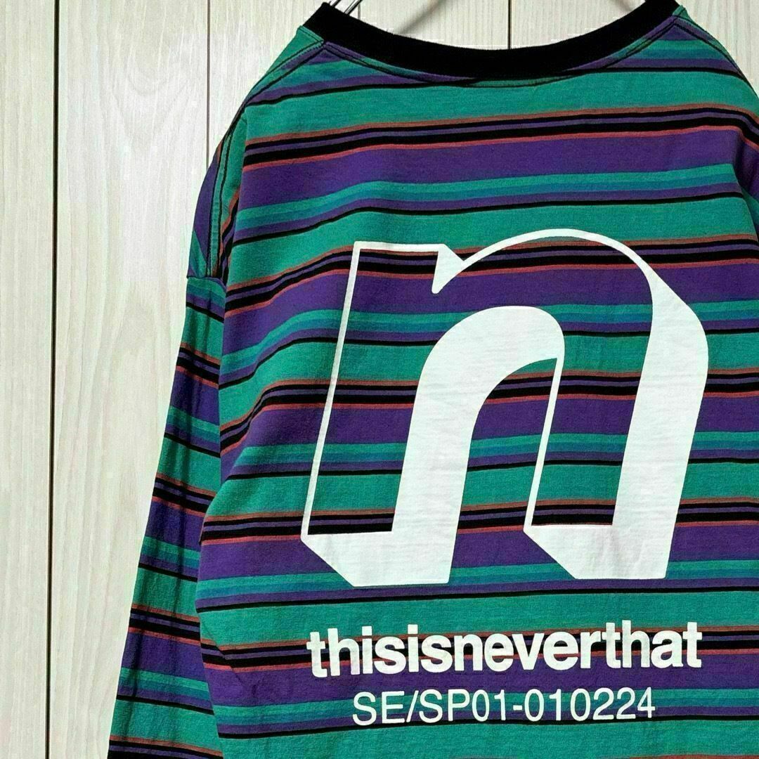 thisisneverthat - ディスイズネバーザット ボーダー Tシャツ thisisneverthat - ディスイズネバーザット ボーダー Tシャツ