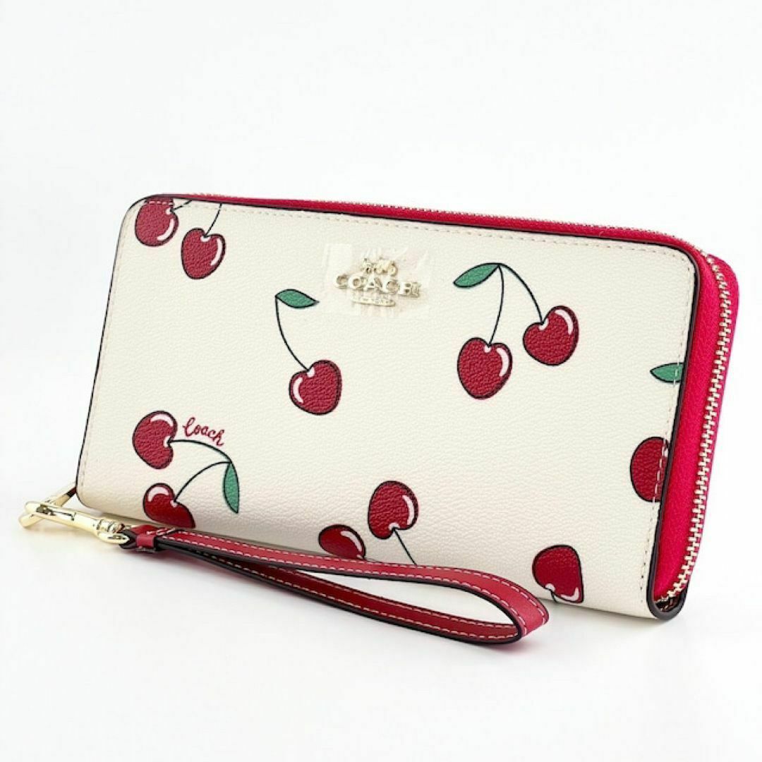 COACH - 新品 coach コーチ 長財布 ラウンドファスナー ホワイト COACH - 新品 coach コーチ 長財布 ラウンドファスナー ホワイト