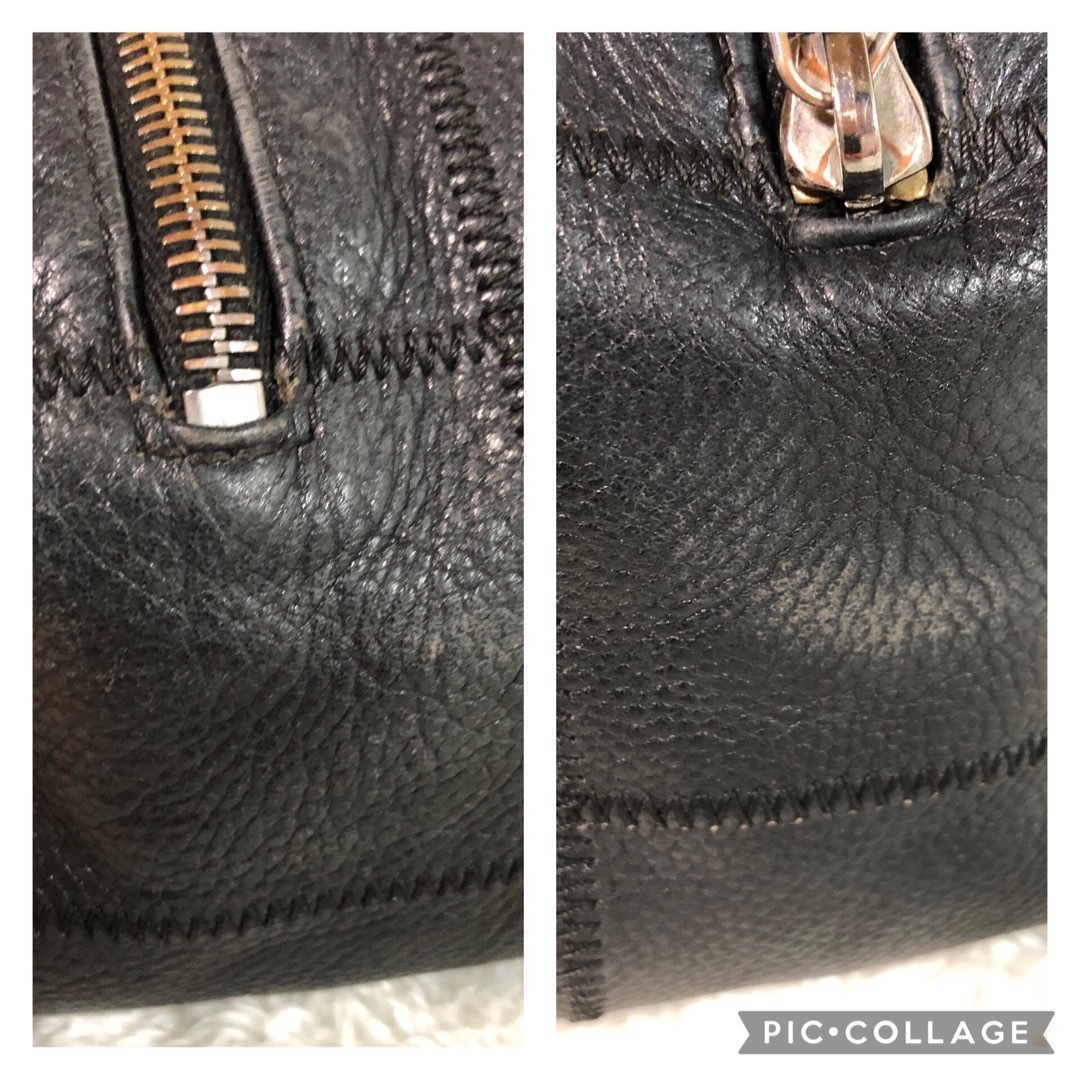 CHANEL - CHANEL チョコバー ミニ ボストンバッグ ブラック CHANEL - CHANEL チョコバー ミニ ボストンバッグ ブラック