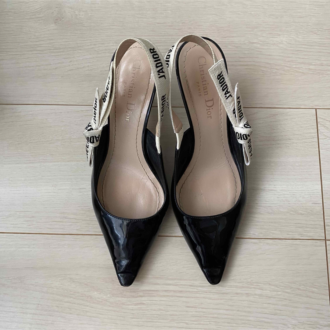 Christian Dior - Christian Dior スリングバックパンプス Christian Dior - Christian Dior スリングバックパンプス