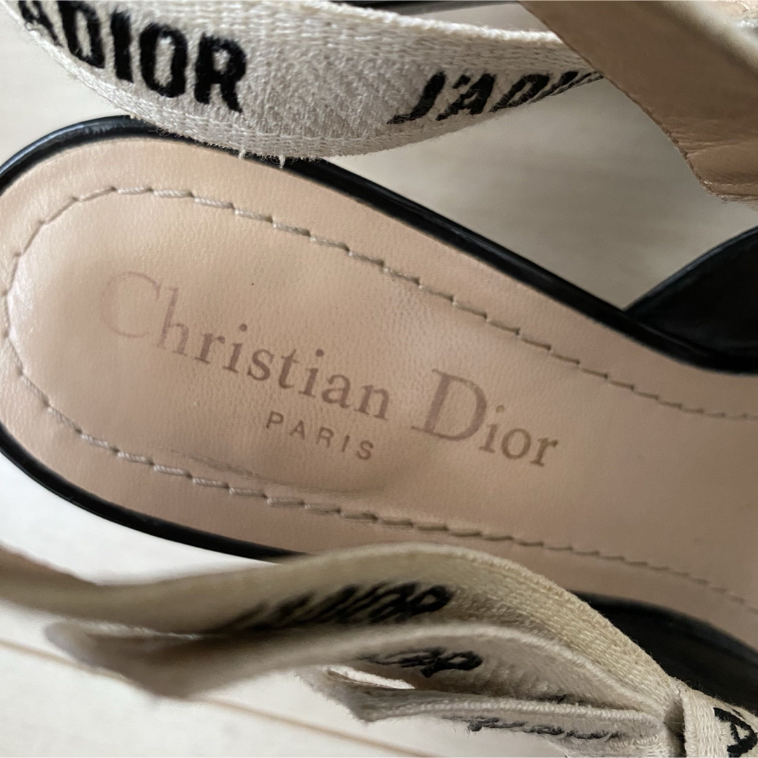Christian Dior - Christian Dior スリングバックパンプス Christian Dior - Christian Dior スリングバックパンプス