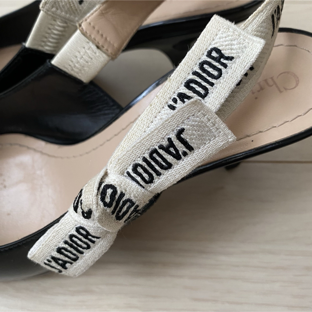 Christian Dior - Christian Dior スリングバックパンプス Christian Dior - Christian Dior スリングバックパンプス